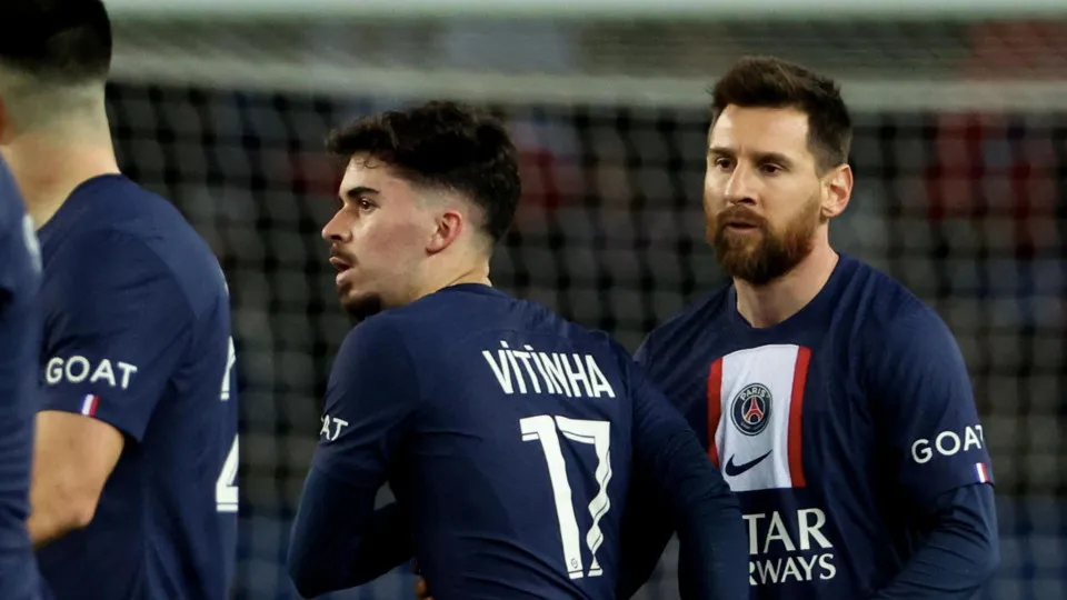PSG 'atormenta' Messi: o fracasso europeu e os 'problemas' com Vitinha